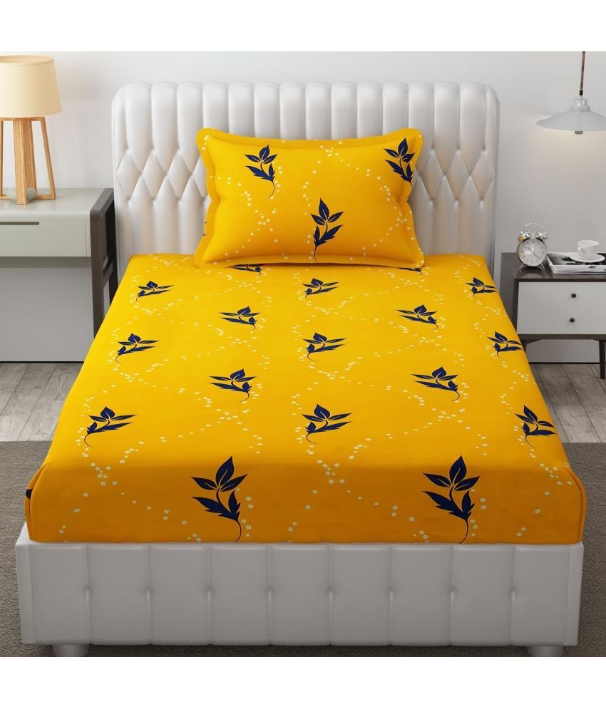     			Decent Home Cotton Abstract Printed Fitted ( Single Bed ) - Multi