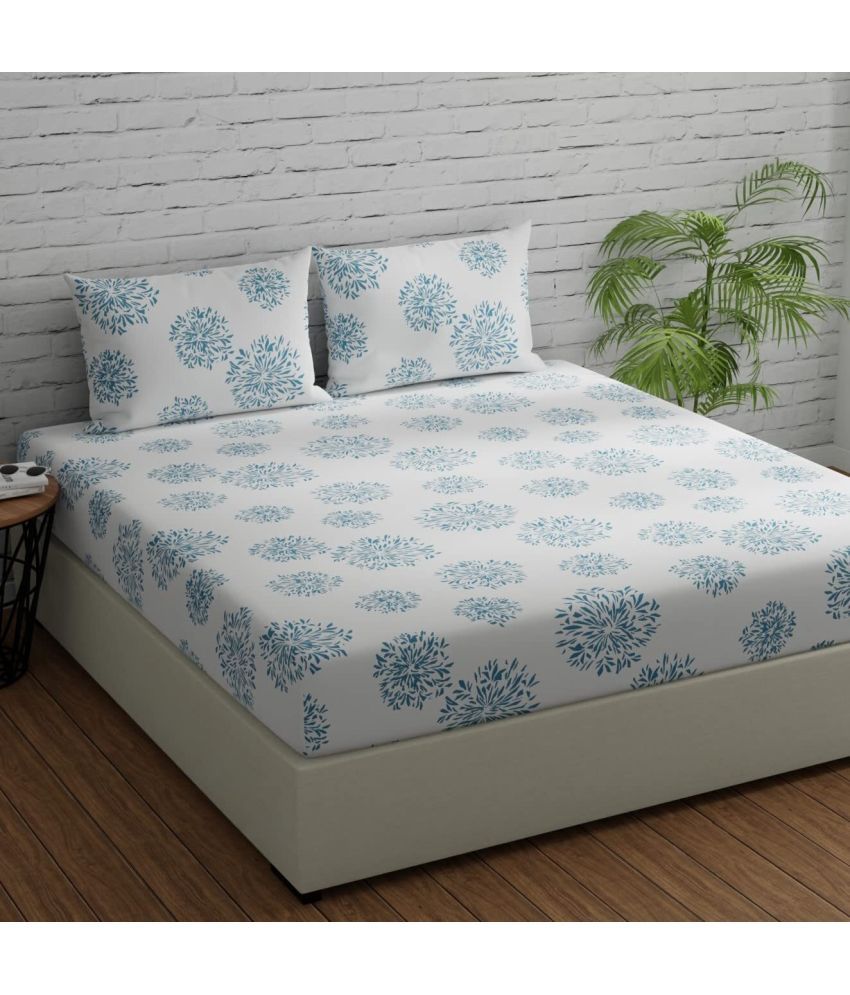     			Decent Home Cotton Abstract Printed Fitted ( Double Bed ) - Multi