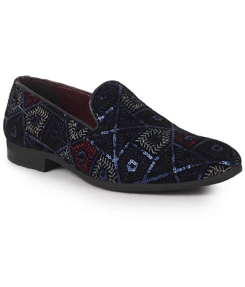     			Fausto Blue Men's Mojaris