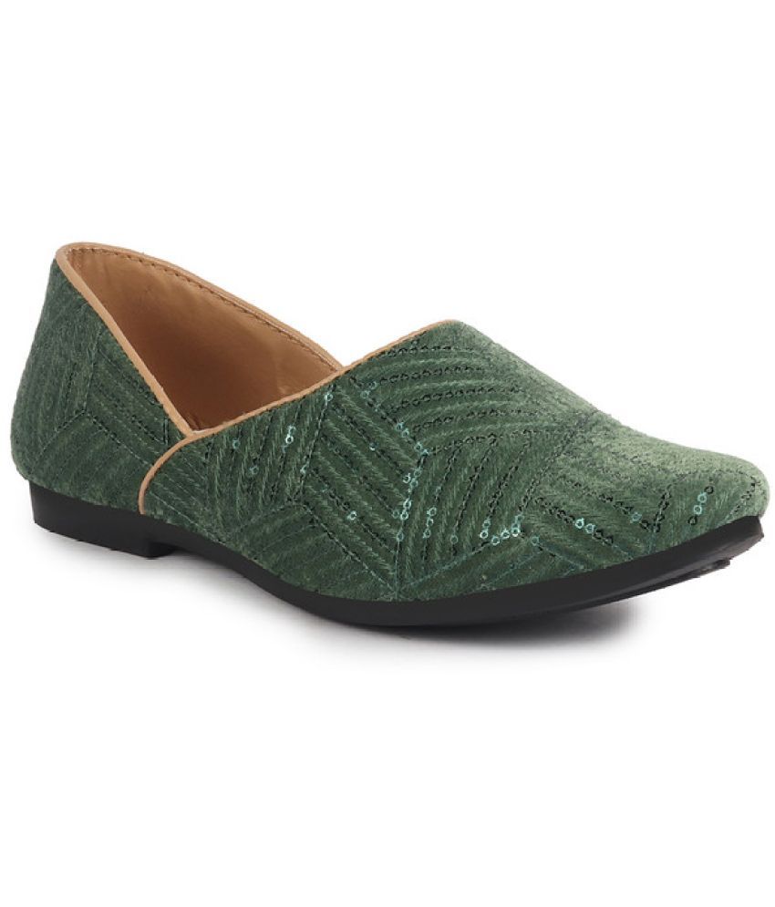     			Fausto Green Men's Mojaris