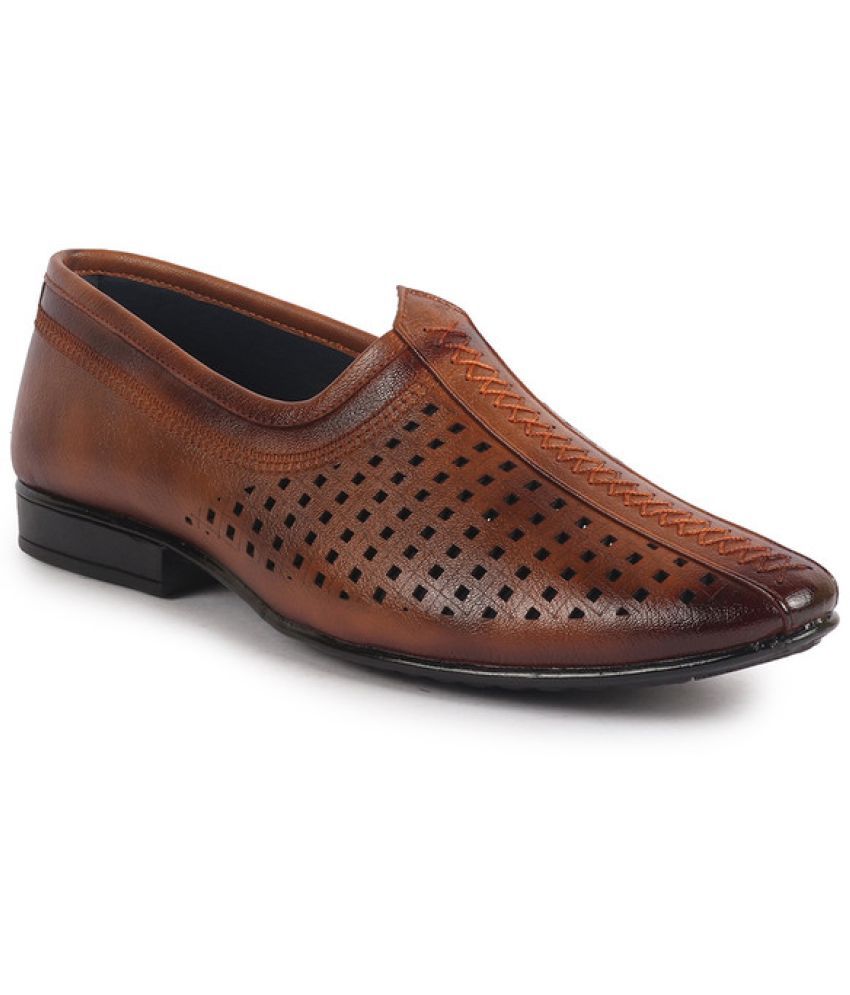     			Fausto Tan Men's Mojaris