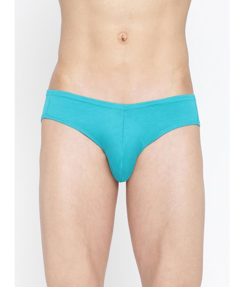     			La Intimo Pack of 1 Cotton Briefs For Men's ( Teal )