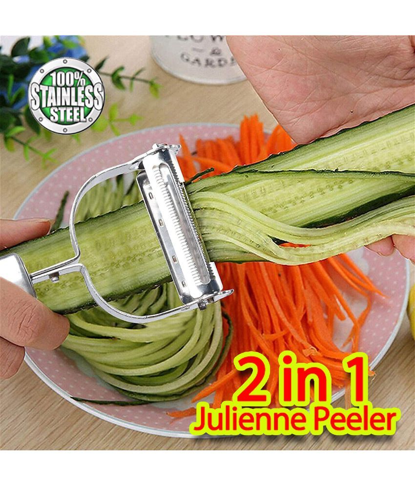     			UNAGARRISE Steel Stainless Steel Vegetable Peeler ( Pack of 1 )