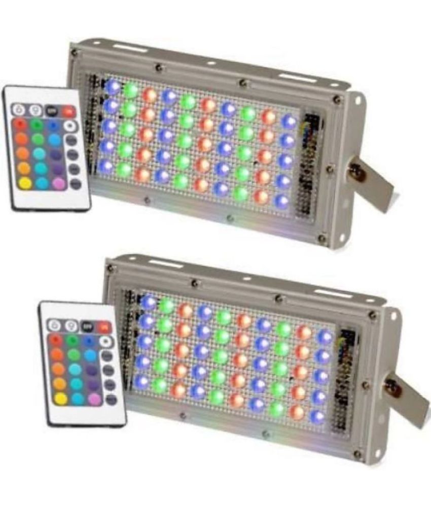     			ZESTRUM Flood Light RGB - Pack of 2