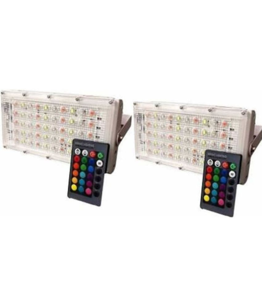     			ZESTRUM Flood Light RGB - Pack of 2