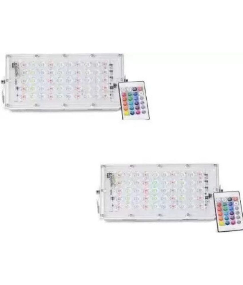     			ZESTRUM Flood Light RGB - Pack of 2