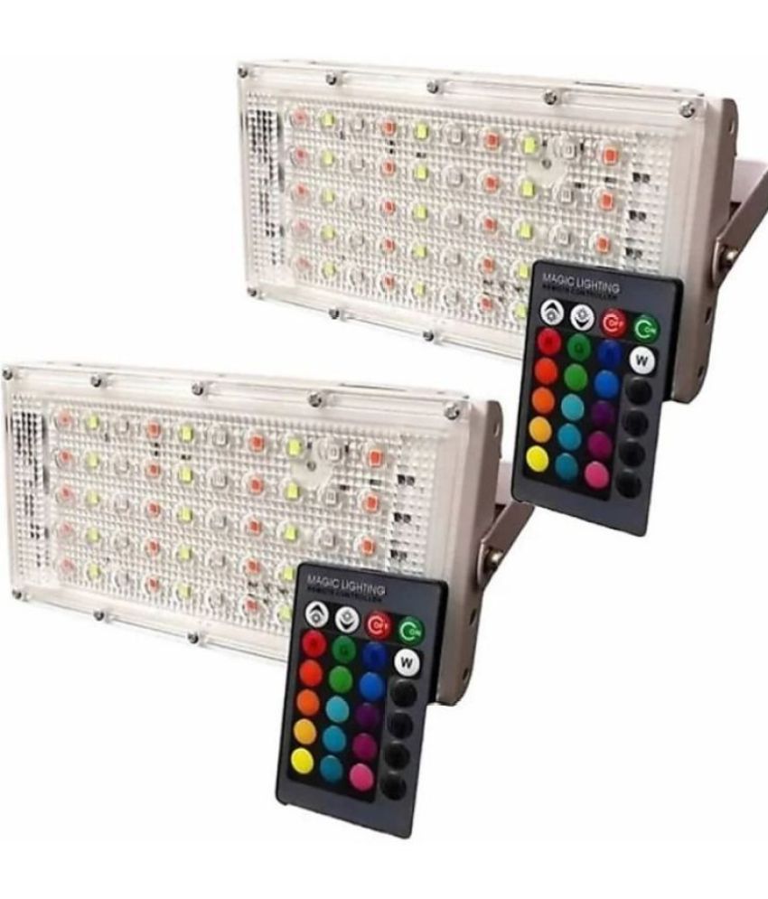     			ZESTRUM Flood Light RGB - Pack of 2