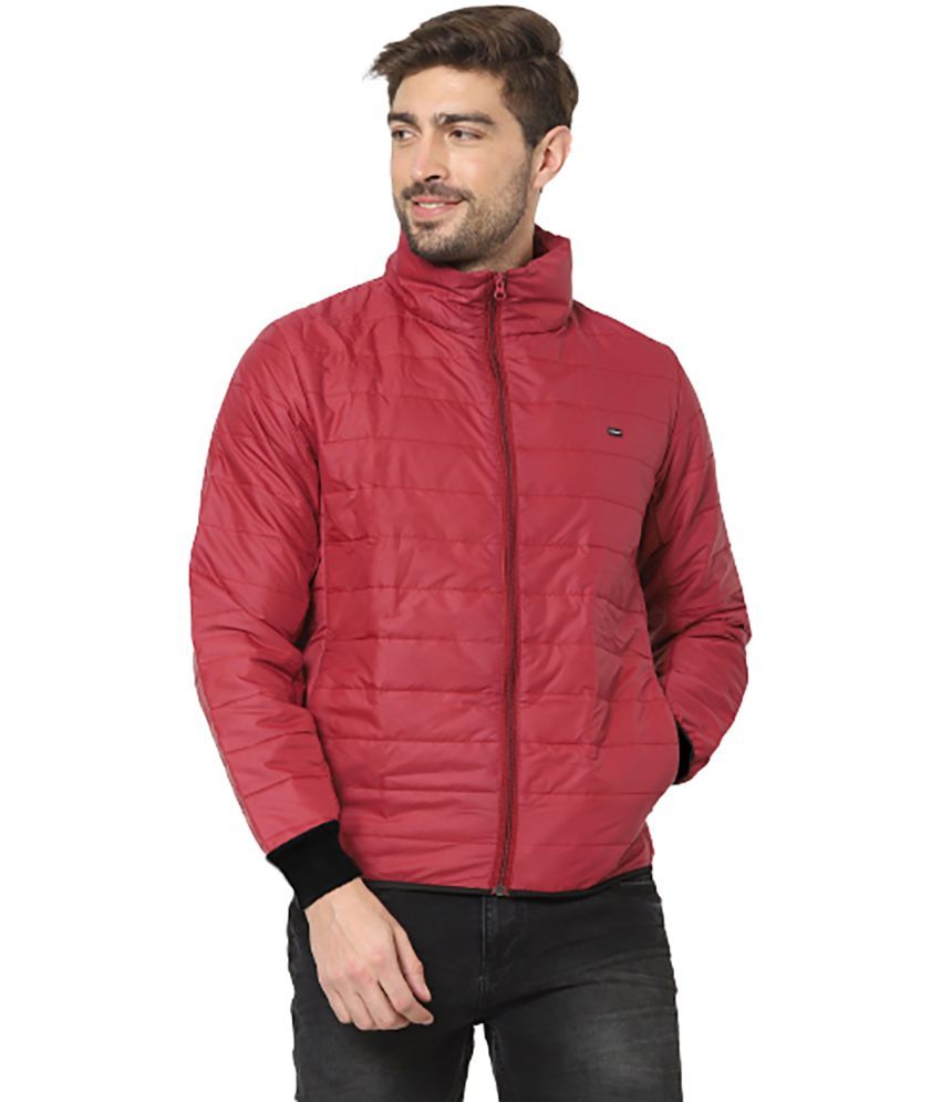     			code yellow Polyester Men's Puffer Jacket - Red ( Pack of 1 )