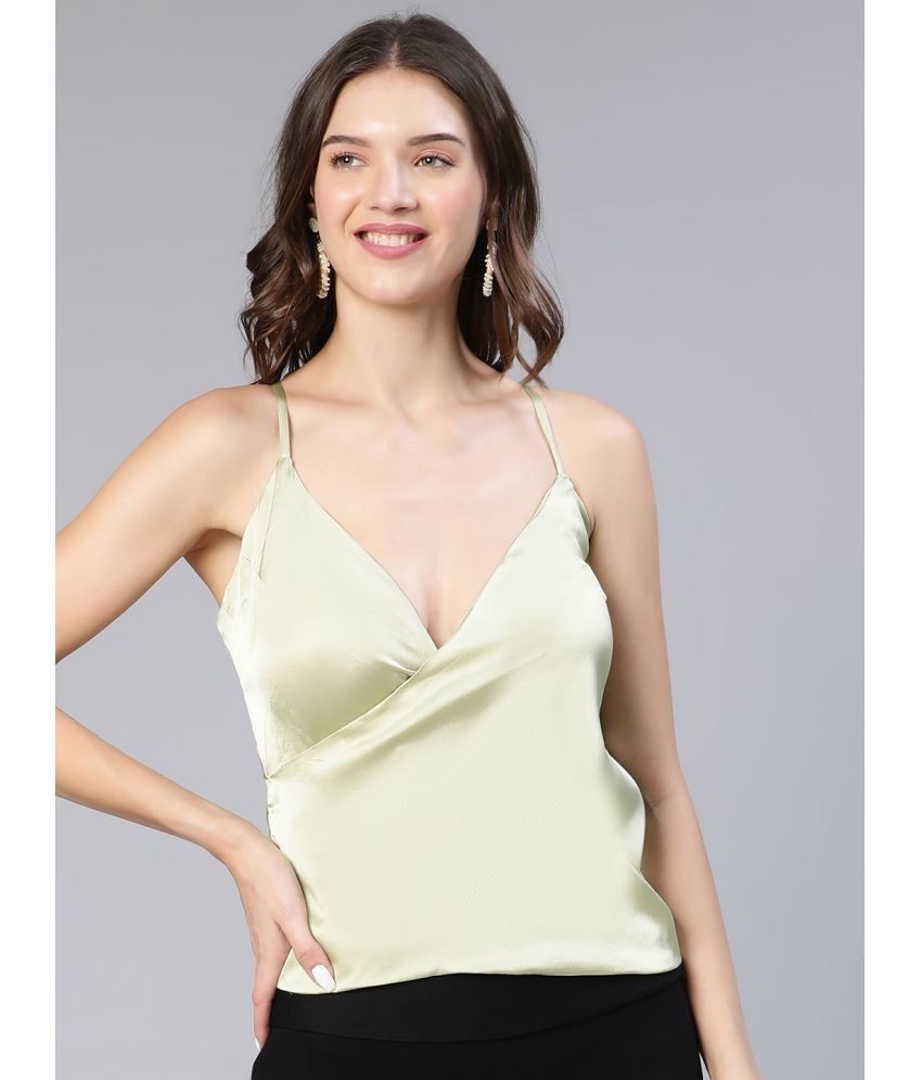     			Oxolloxo Green Polyester Women's Regular Top ( Pack of 1 )