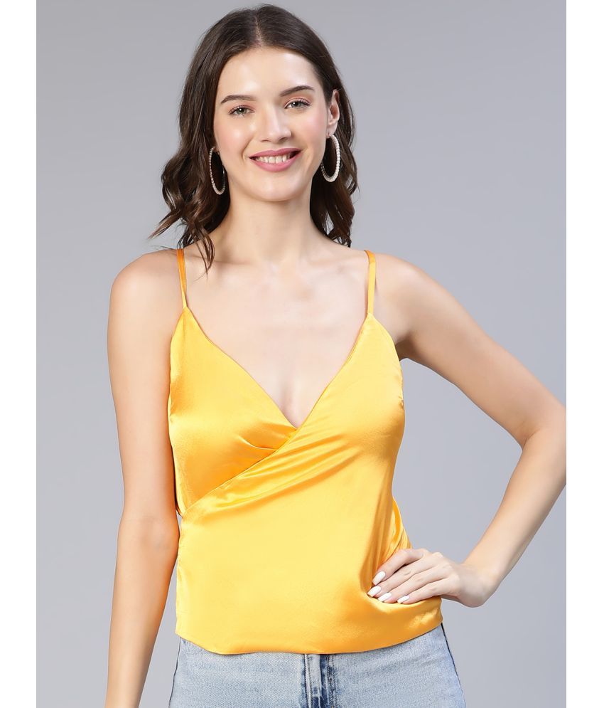     			Oxolloxo Mustard Polyester Women's Regular Top ( Pack of 1 )