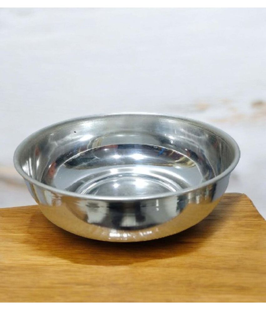     			Sigaram German Silver 5 Inch DIA Bowl For Home Pooja Decore K4448