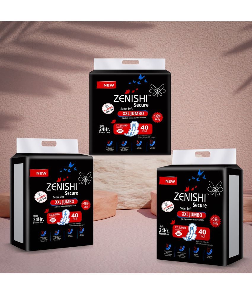     			ZENISHI Cottony XXL Regular Sanitary Pad