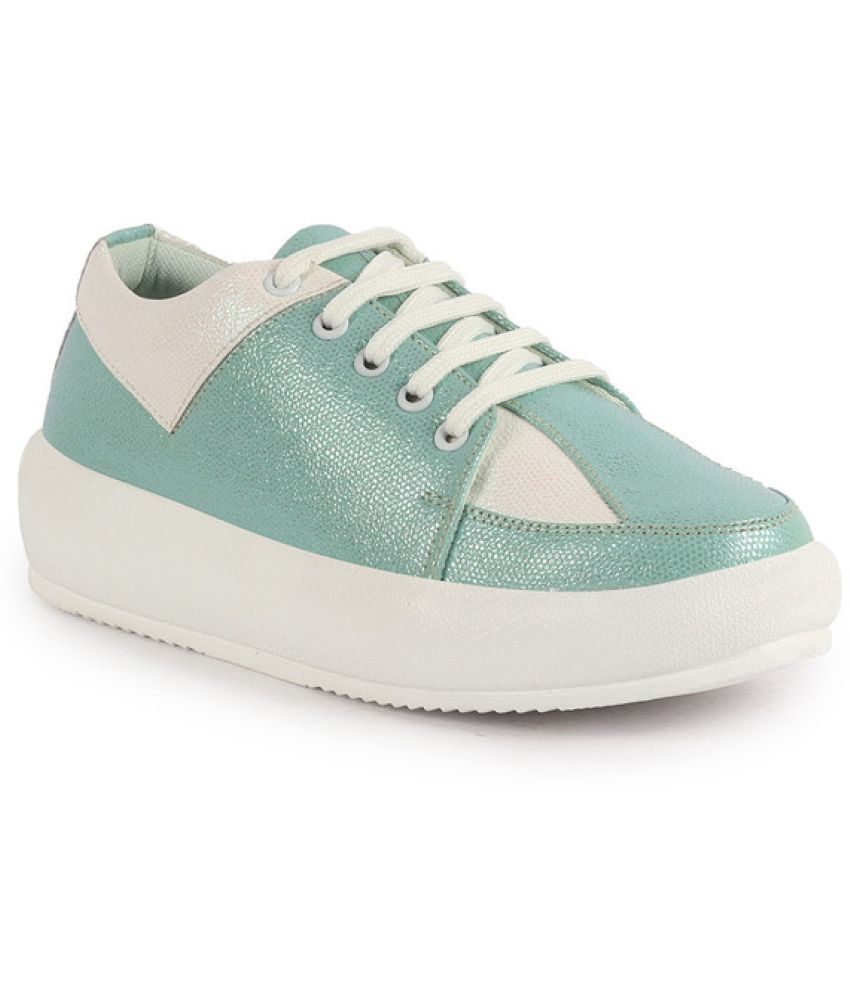     			Fausto Mint Green Women's Sneakers