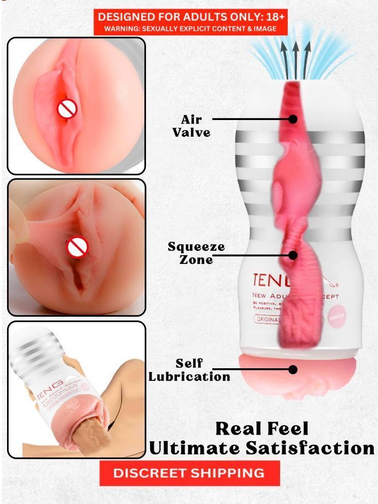     			PURE PASSION PRESENT TENGA CUP POCKET PUSSY FOR MEN LOW PRICE PUSSY CUP, WASHABLE, REUSABLE BY BLUEMOON