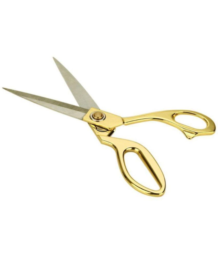     			Professional Golden Steel Tailoring Scissors For Cutting Heavy Clothes Fabrics 9.5"