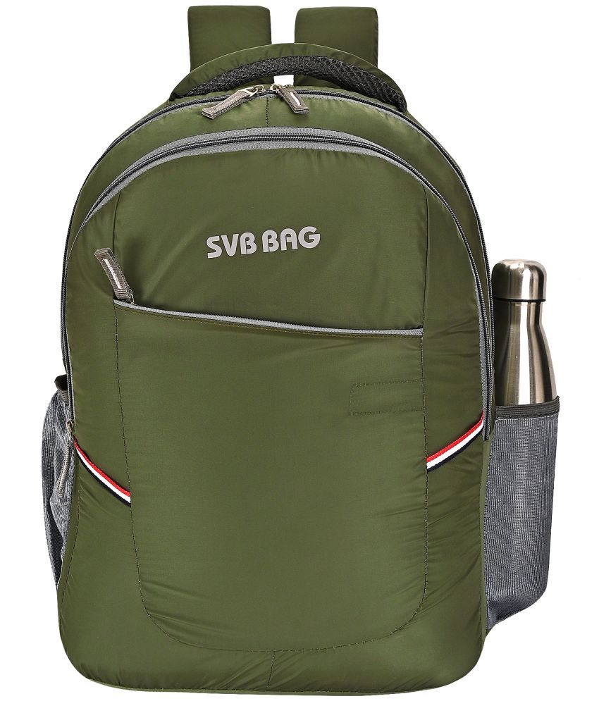     			SVB BAG 33 Ltrs Polyester Backpack *For Boys & Girls ( Green )