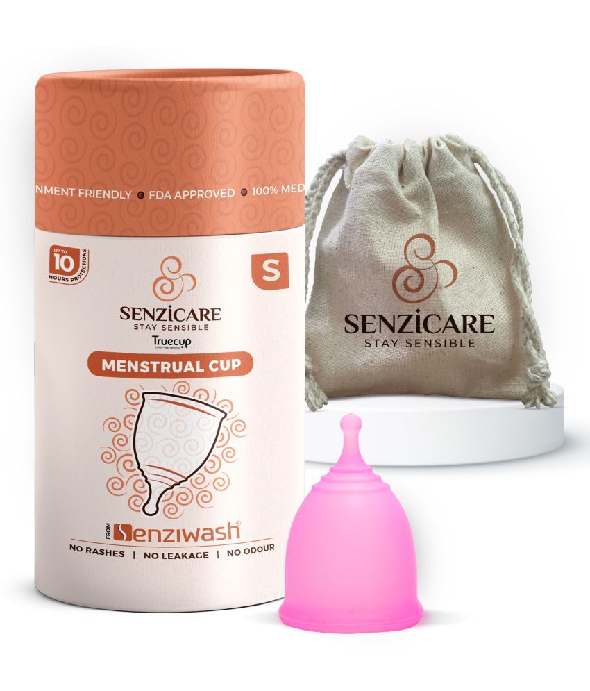     			Senziwash Silicone Reusable Menstrual Cup Small ( Pack of 1 )