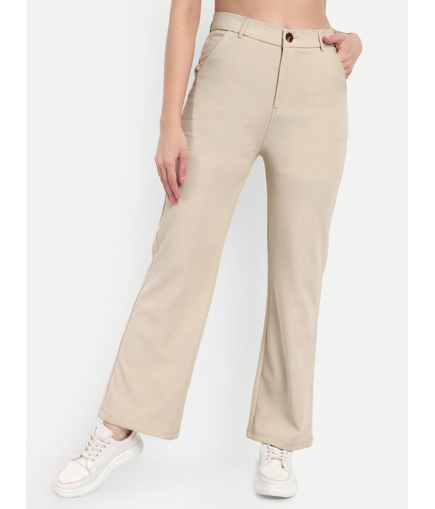     			Broadstar Pack of 1 Corduroy Straight Women's Casual Pants ( Cream )