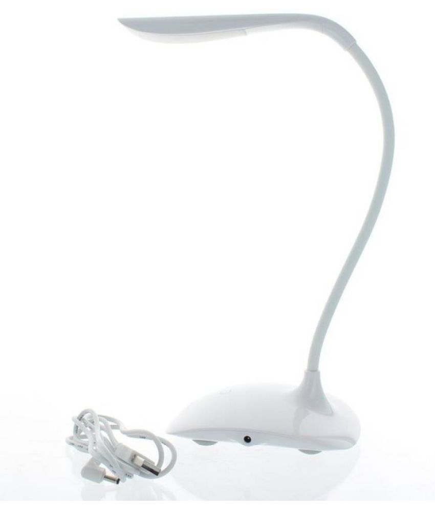     			IDOLESHOP White Decorative Table Lamp ( Pack of 1 )