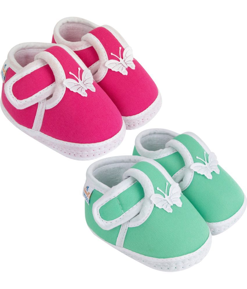     			Neska Moda - MultiColor  Booties For Baby Girl 12-18 Months ( Pack of 2 )