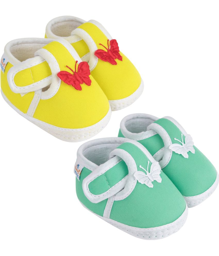     			Neska Moda - MultiColor  Booties For Baby Girl 12-18 Months ( Pack of 2 )