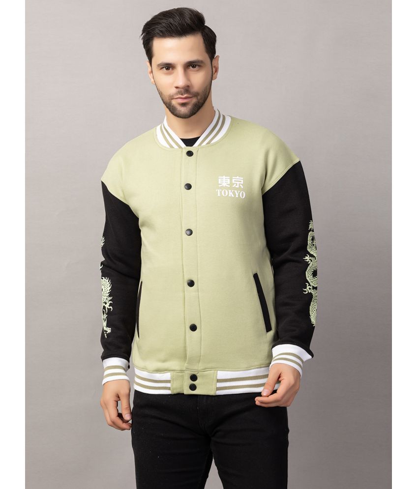     			The Emperor Cotton Blend Men's Casual Jacket - Mint Green ( Pack of 1 )