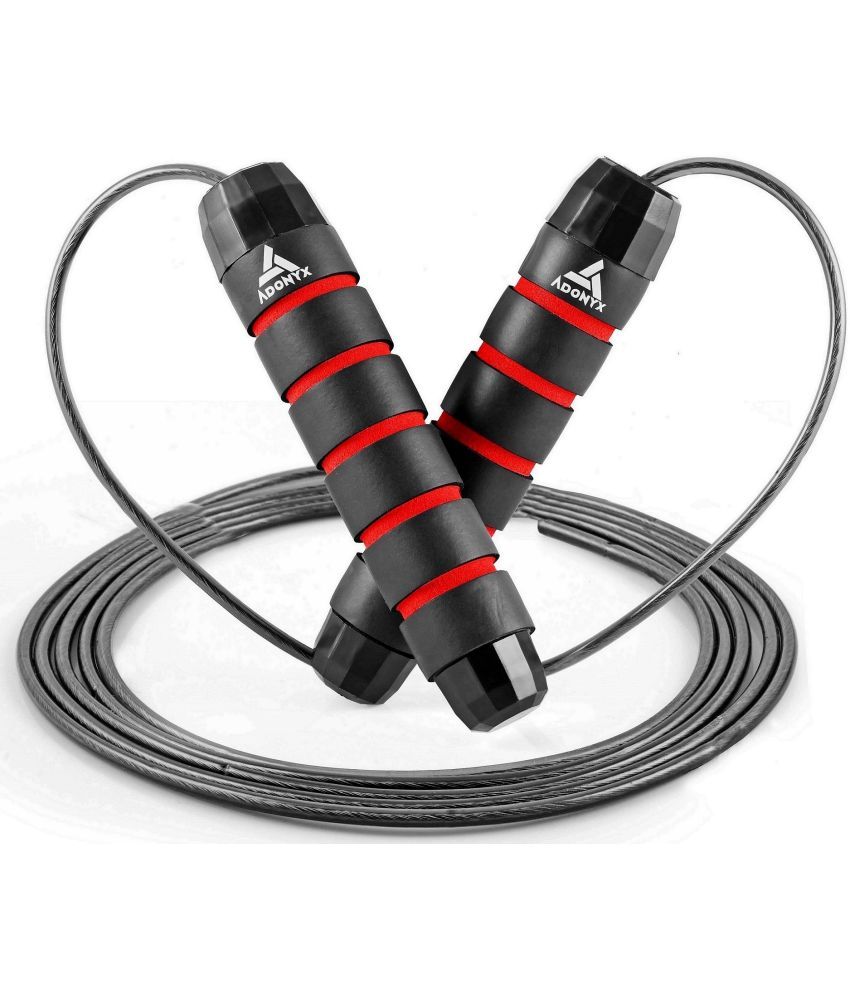     			ADONYX Red Skipping Rope ( Pack of 1 )