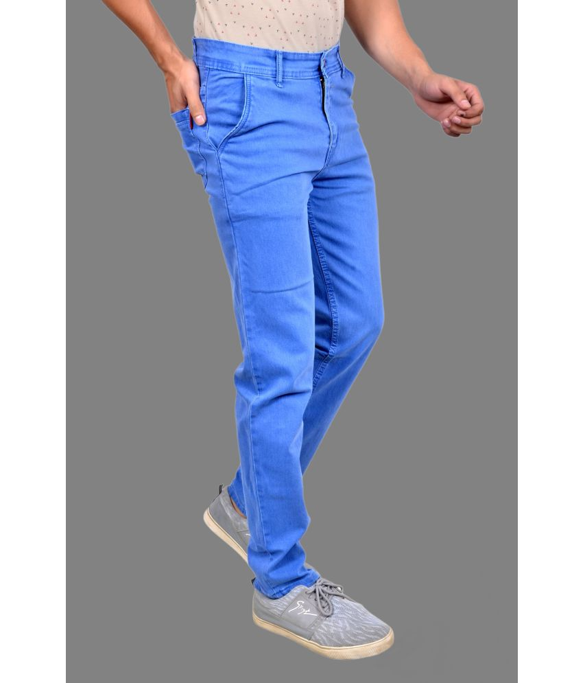     			AGRAYYANA Slim Fit Basic Men's Jeans - Light Blue ( Pack of 1 )