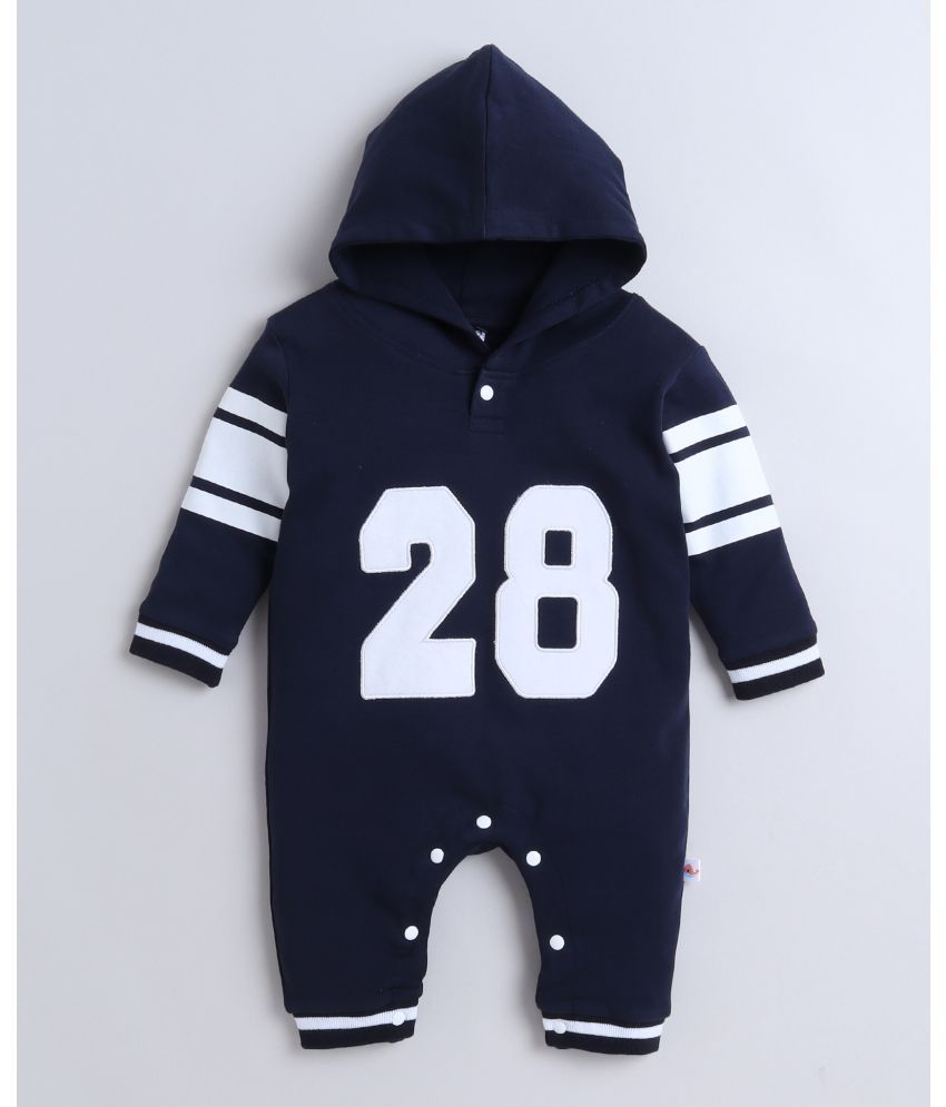     			BUMZEE Pack of 1 Baby Boys Cotton Rompers ( Navy )