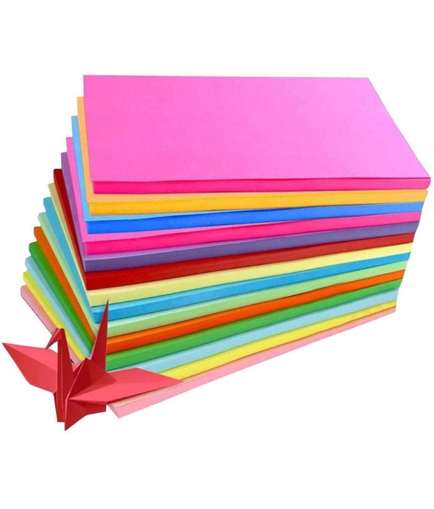     			ECLET A4 100 Coloured Sheets (10 Sheets each color)Copy Printing /Art and Craft Paper Double Sided Coloured Origami Folding DIY Craft Smooth Finish use in Home, School, Office Stationery Children's Day Gift, Birthday Gift, Party Favors,christmas decor etc