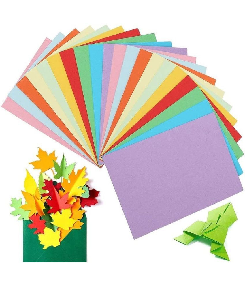     			ECLET A4 100 Coloured Sheets (10 Sheets each color)Copy Printing /Art and Craft Paper Double Sided Coloured Origami Folding DIY Craft Smooth Finish use in Home, School, Office Stationery Children's Day Gift, Birthday Gift, Party Favors,christmas decor etc