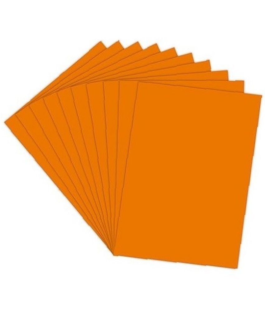     			Eclet A3 Color Paper 60 Sheets (ORANGE) Premium Colour 180 GSM Pack for Copy Printing, DIY Art & Craft, Projects, Decoration, Other Office Printing.