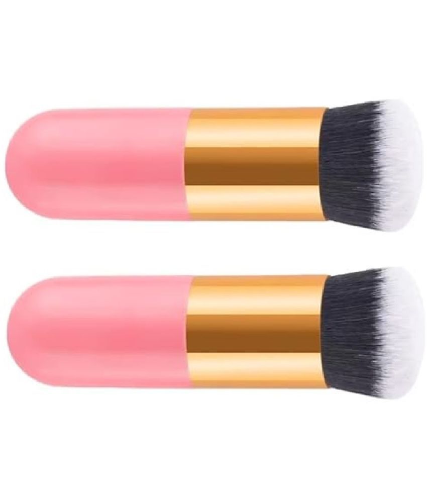     			Donnara Organics Makeup Brush Set Synthetic Wet & Dry Products 50 g 2 Pcs