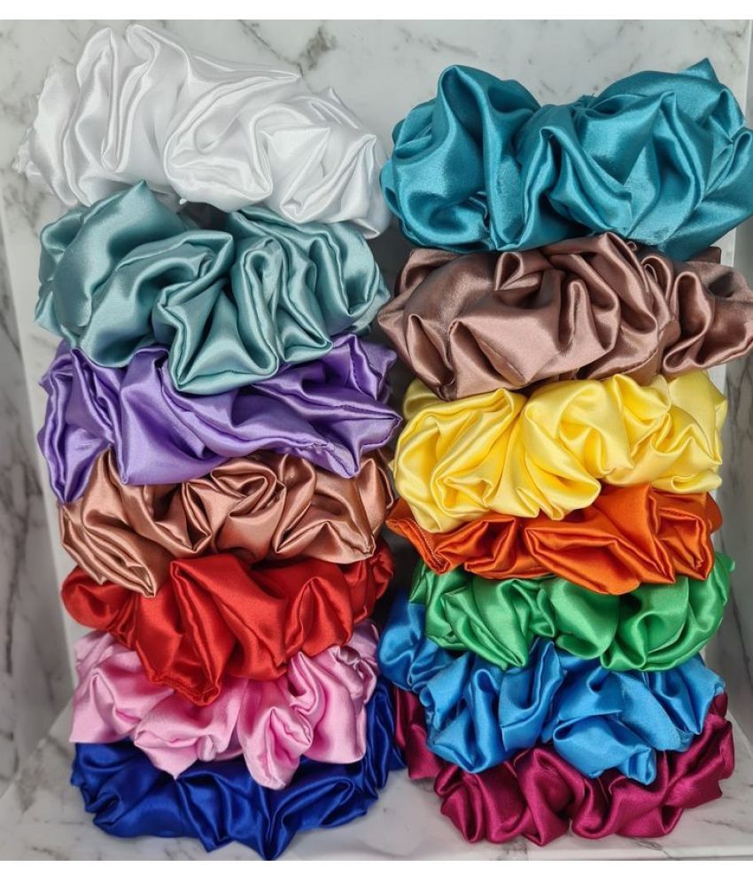     			Fashion world shop Multi Scrunchie ( Pack of 12 )