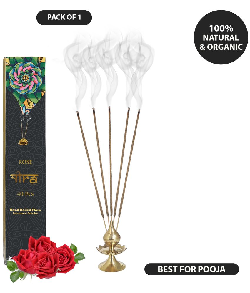     			Nira Fragrances Incense Stick Rose 200 gm ( Pack of 1 )