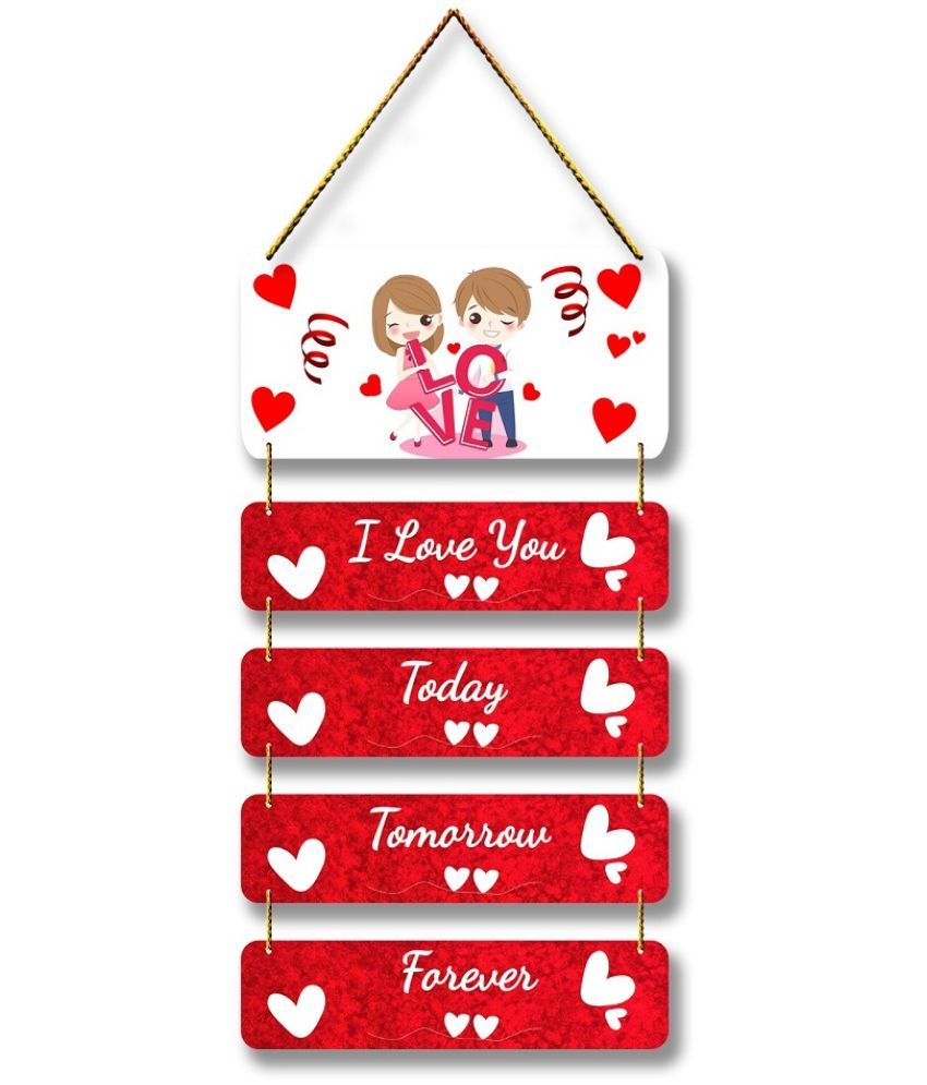     			Positive Vibe Lifestyle Wood Couple Love Gift Decor Wall Sculpture Multi - Pack of 1