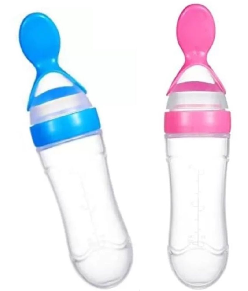     			Qin Pin 90 Multicolor Feeding Bottle ( Pack of 2 )