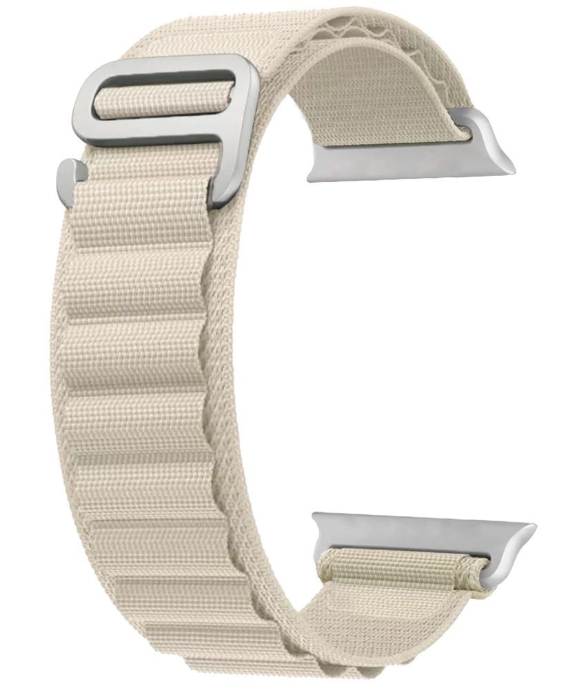     			ACM Watch Strap Slide Nylon compatible with Alt Og Pro Smartwatch Sports Hook Band White