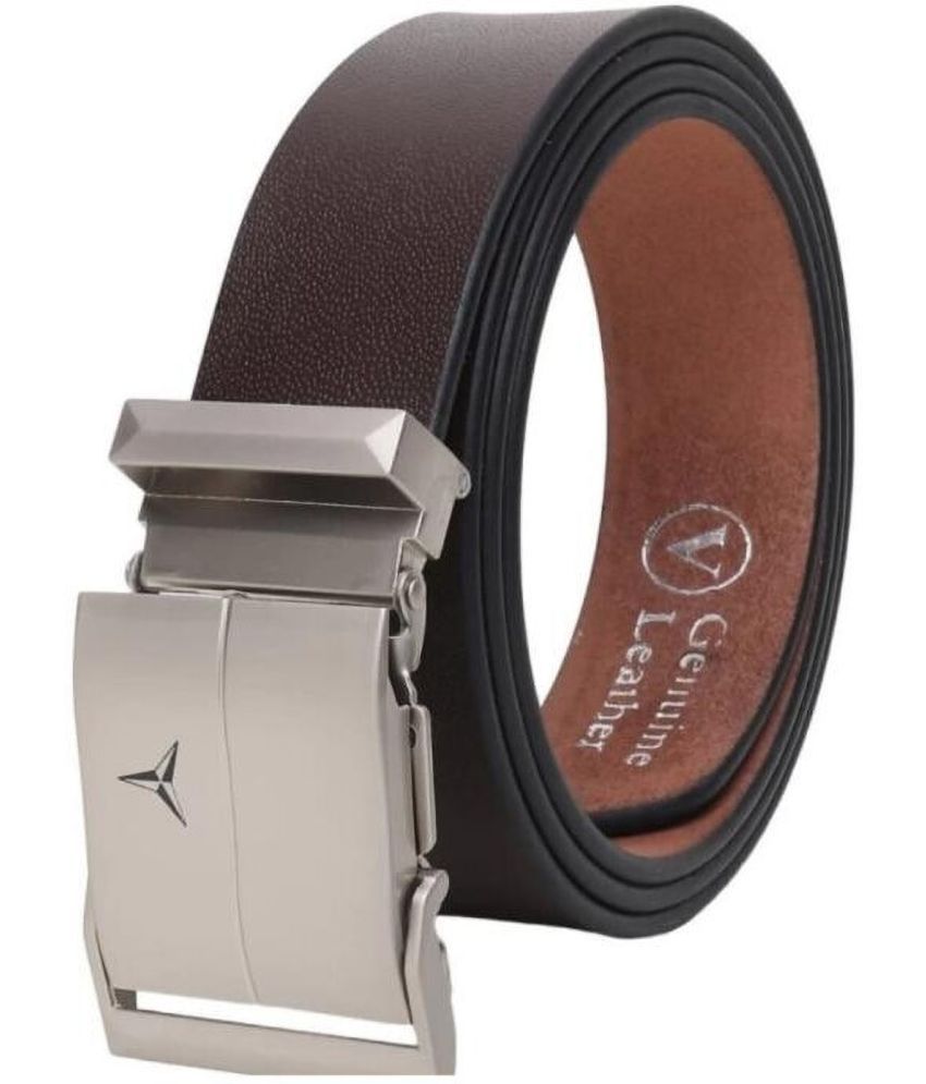     			Classic World - Brown PU Men's Casual Belt ( Pack of 1 )