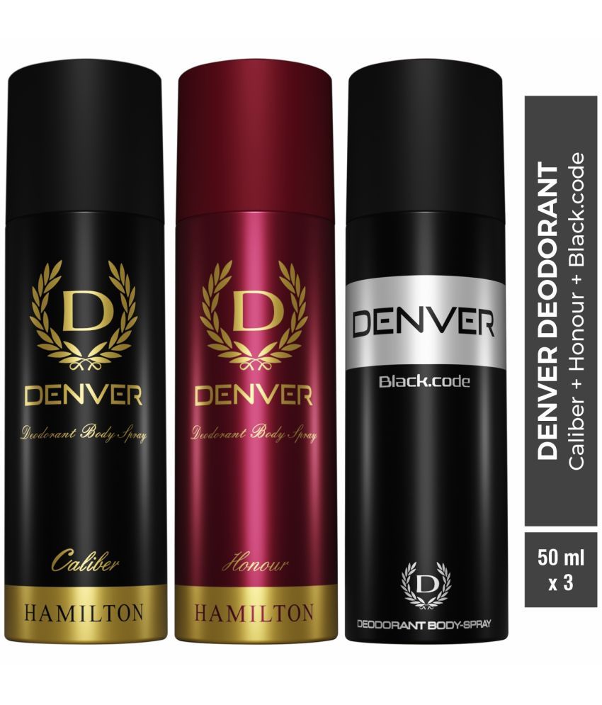     			Denver Nano Deodorant Spray for Men 50 ml ( Pack of 3 )