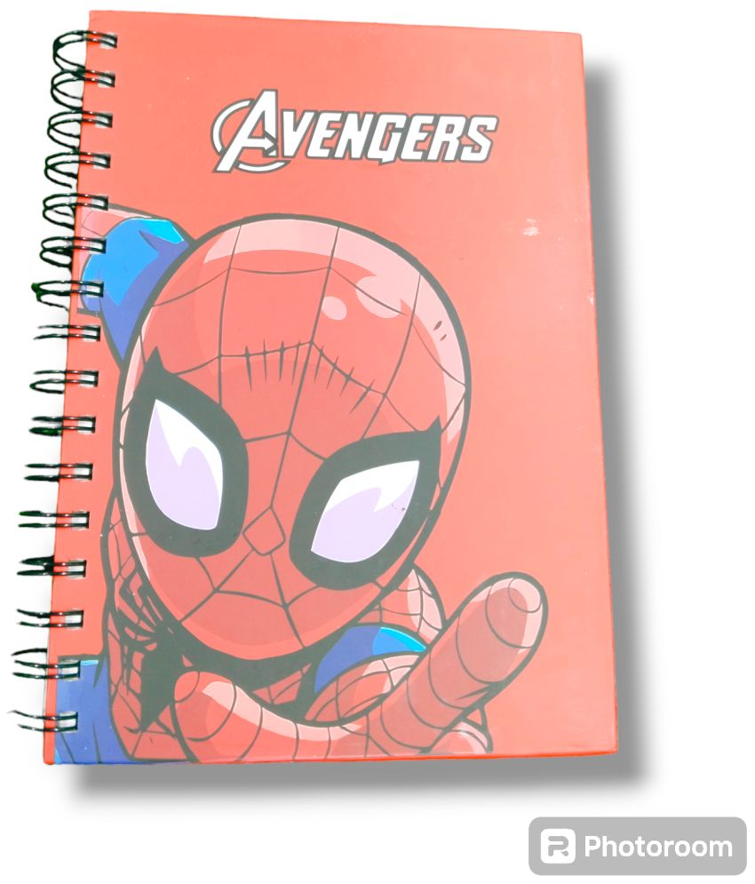     			Kalra Magic Spidermen Printed Designer Notebook Diary Notepad Design 0086 | Ruled A5 Diary | Student Notebook | Art 200 | Diary | Gift Item Pack 1