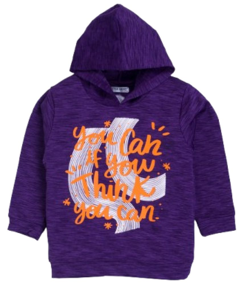     			Little Smart Pack of 1 Baby Boys Cotton Blend Sweatshirt ( Purple )