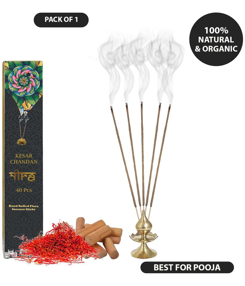     			Nira Fragrances Incense Stick Kesar Chandan 40 Pieces ( Pack of 1 )