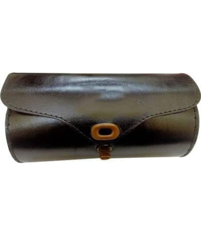     			Pure Biking Lock Pure Leather Black Small Tool Bag for Royal Enfield All Bikes