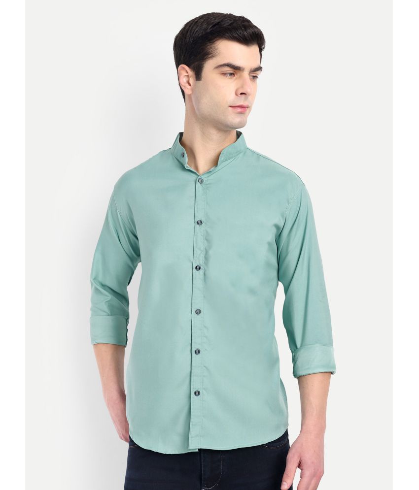     			S-LINE Cotton Slim Fit Full Sleeves Men's Formal Shirt - Mint Green ( Pack of 1 )