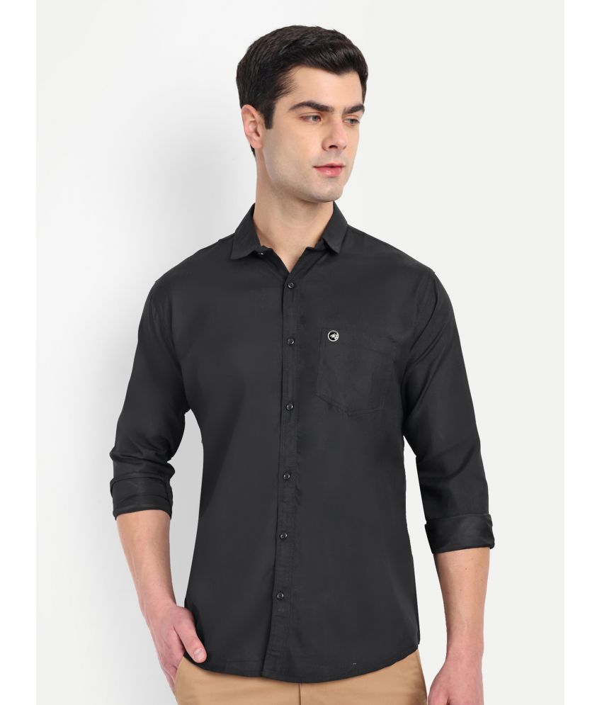     			S-LINE Cotton Slim Fit Full Sleeves Men's Formal Shirt - Black ( Pack of 1 )