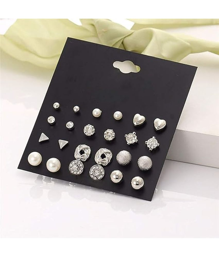     			Unicorn Silver Stud Earrings ( More Than 10 )