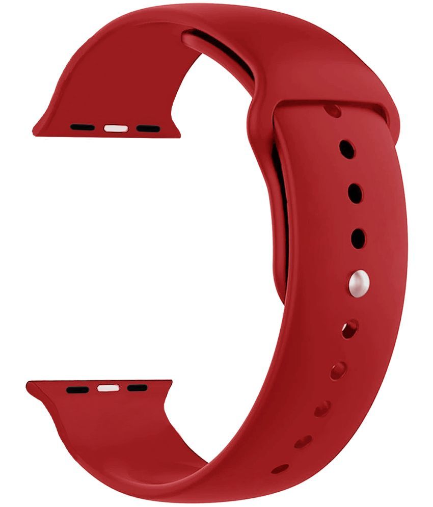     			ACM Watch Strap Slide Silicone Belt compatible with Ikall W8 Smartwatch Sports Band Red