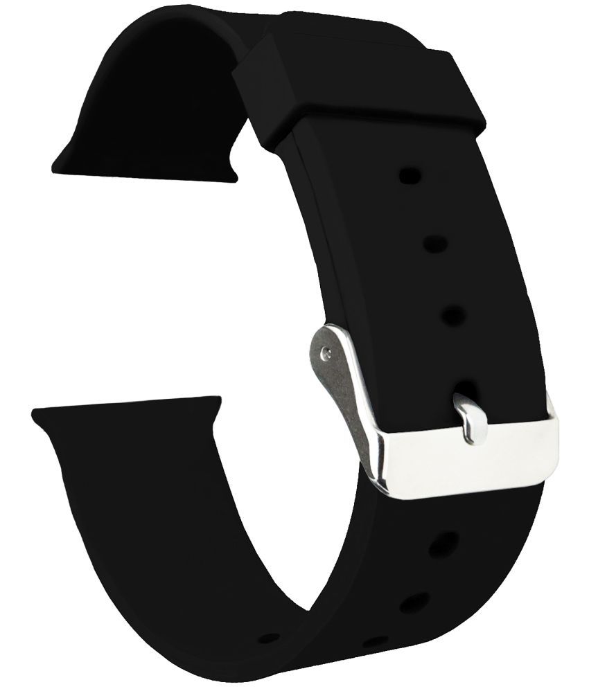     			ACM Watch Strap Slide Silicone Belt compatible with Sens Edyson 3 Pro Smartwatch Classic Casual Band Black