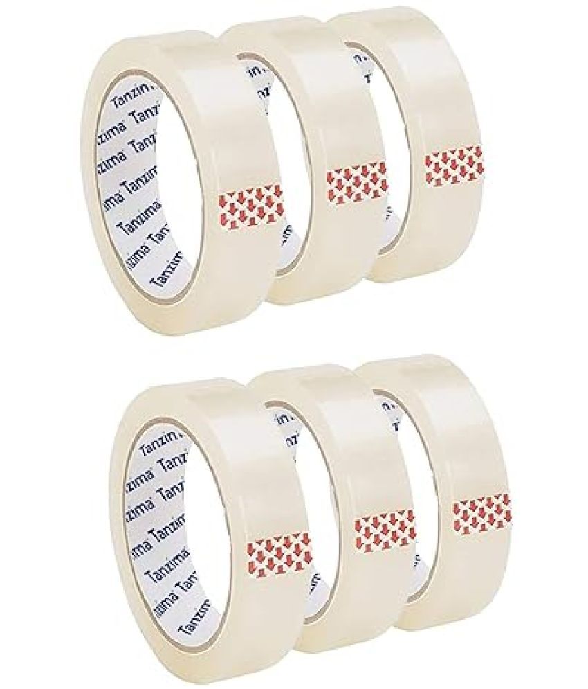     			Cello Transparent Tape 1 Inch 65 Meter 42 Micron Thickness Pack of 6 Rolls